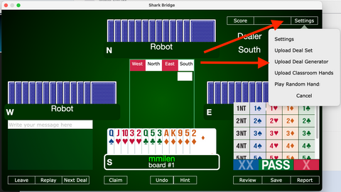Shark Bridge Teacher’s Console