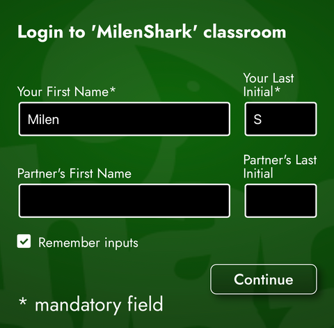 Shark Bridge Teacher’s Console